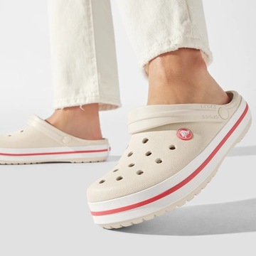 DAMSKIE SPORTOWE CHODAKI CROCS CROCBAND 11016 WYGODNE KLAPKI KROKSY r 39-40