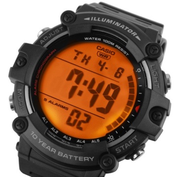 МУЖСКИЕ ЧАСЫ CASIO AE-1500WH-1A SPORT WR100 + КОРОБКА