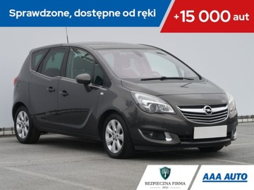 Opel Meriva II Mikrovan Facelifting 1.6 CDTI Ecotec 110KM 2014 Opel Meriva 1.6 CDTI, Skóra, Navi, Klima