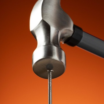 МОЛОТОК ОБУВНОЙ, МЕТАЛЛИЧЕСКАЯ РУЧКА, СТАЛЬ С ЗУБАМИ, 25 см, VERGIONIC