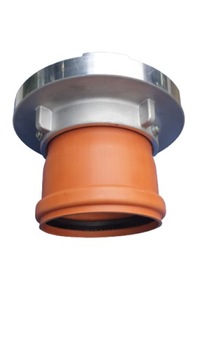 Быстроразъемный соединитель для септика 110 с патрубком ПВХ НОВИНКА