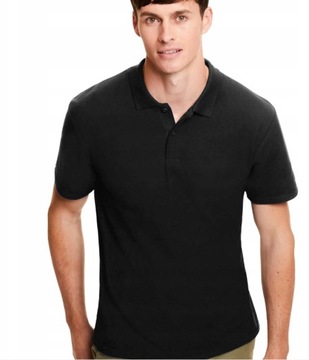 KOSZULKA POLO ORIGINAL FRUIT OF THE LOOM Black L