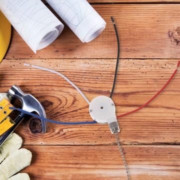 h-Pull Chain 3-скоростной 4-проводной потолочный вентилятор