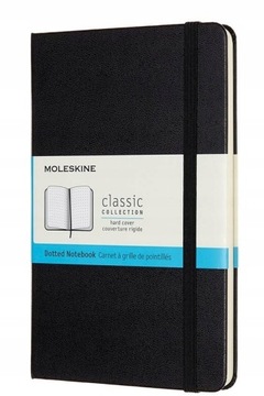 NOTES Moleskine Classic 11,5x18 Hard Kropki Czarny