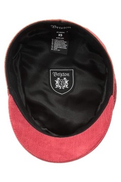 Czapka damska bosmanka BRIXTON ALBANY beret czerwona z daszkiem r. S 56 cm