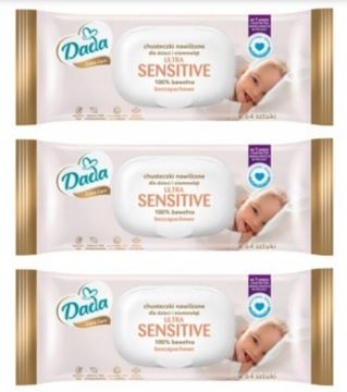 Chusteczki nawilżane Dada Ultra Sensitive 192szt