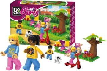 Klocki Blocki MyGirls SPACER PO PARKU 81el KB0114