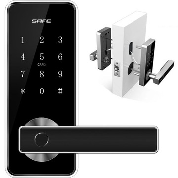 ELEKTRONICZNY ZAMEK do drzwi APP TTlock PIN ODCISK PALCA BOOKING 30-80 mm