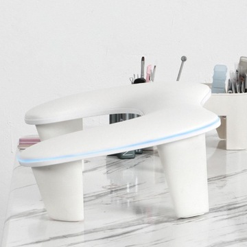 U-образный подлокотник из искусственной кожи, подушка для ногтей, профессиональный подлокотник для дизайна ногтей