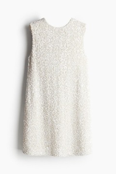 H&M sukienka cekinowa z wiązaniem R. S