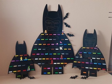 Batman Ludzik XL полка, книжный шкаф, фигурки, фигурки, строительные блоки