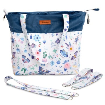 ВМЕСТИТЕЛЬНАЯ НАПЛЕЧНАЯ СУМКА ДЛЯ ГОНДОЛАЛЬНОЙ ПРОГУЛЯЮЩЕЙ КОЛЯСКИ, 2 В 1, МЯГКИЙ ОРГАНАЙЗЕР