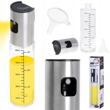 SPRYSKIWACZ DO OLEJU OLIWY OCTU DOKŁADNY ROZPYLACZ DOZOWNIK W SPRAYU 100ml