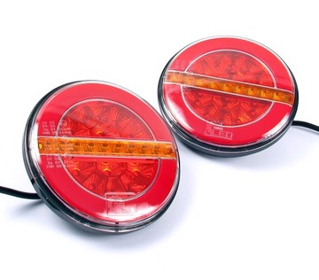 LAMPY TYLNE PRZYCZEPY LED DYNAMICZNY KIERUNEK PARA