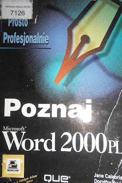 Poznaj Microsoft Word 2000 PL - Dorothy Burke