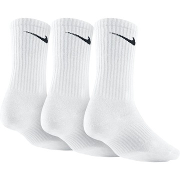 Skarpetki Damskie Długie Nike Białe r.34-38