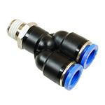 Złączka pneumatyczna Trójnik Y 10mm 1/4