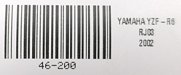 YAMAHA YZF-R6 RJ03 99-02 ПРАВЫЙ РУЛЬ