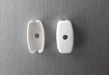 НАБОР МИНИ-БЕЛЫХ КРЫШЕК ДЛЯ РОЛЕТНЫХ СТАВН + втулка, 2 шт.