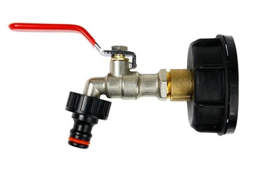 Сливной кран Крышка 3/4 Клапан Маузера IBC TANK 1000L Гайка-соединитель