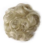 Doczepiany kok blond na gumce treska jak NATURALNE