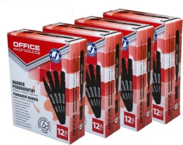 Marker permanentny Office Products czarny x50