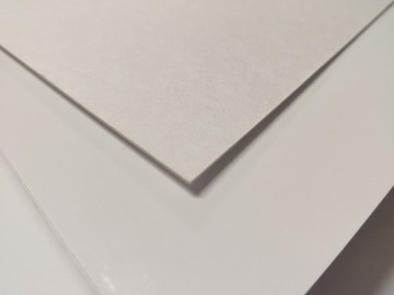 Tektura 0,8mm karton 450g biały szablon A3 20ark