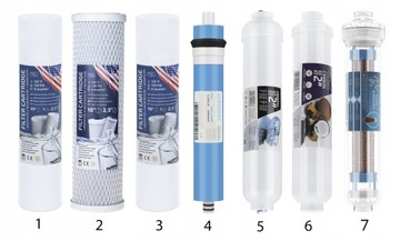 ФИЛЬТР ДЛЯ ВОДЫ ОБРАТНОГО ОСМОСА RO7 ИОНИЗАТОР 75GPD