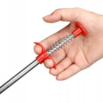 ДЛИННЫЙ ПРУЖИННЫЙ ЗАХВАТ ДЛЯ ПРОЧИНКИ ТРУБ