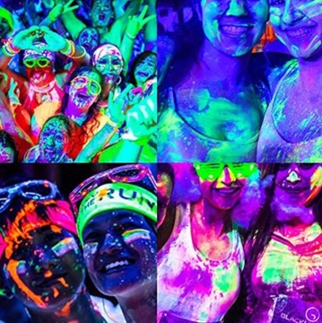 НАБОР СВЕТЯЩИХСЯ КРАСОК ДЛЯ ЛИЦА НАБОР КРАСОК ДЛЯ ТЕЛА