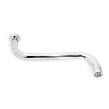 Wylewka S 1/2' do baterii ściennej 15 cm kranu