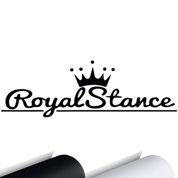 NAKLEJKA na samochód ROYAL STANCE Korona 16x5