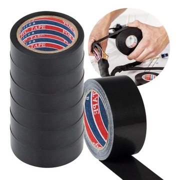 ИЗОЛЕНТА ЧЕРНАЯ ПВХ ИЗОЛЯЦИЯ 6 шт.