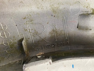 DAIHATSU TERIOS 2 II LIŠTA NÁRAZNÍKU PRAVÝ PŘEDNÍ VRSTVA PAK21/102MM