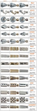 CRYSTAL END 25 ММ РАЗЛИЧНЫЕ МОДЕЛИ КАРДИН