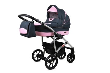 ДЕТСКАЯ КОЛЯСКА LARGO 4в1 АЛЮМИНИЙ + БАЗА ISOFIX