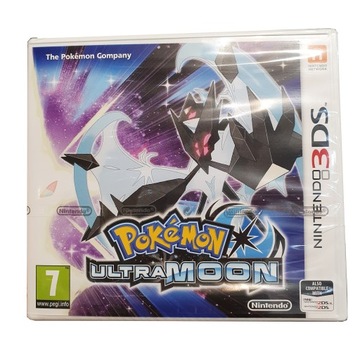 POKEMON ULTRA MOON NINTENDO 3DS NOWA FOLIA 3xANG