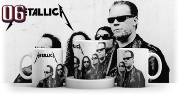 КРУЖКА METALLICA ПОДАРОК ​​ФАНАТЕЛЮ + ИМЯ + КАРТОН