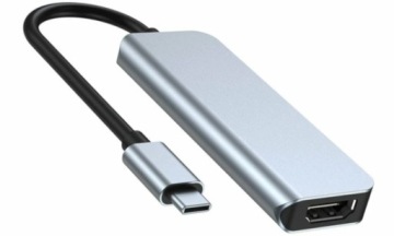 Док-станция TECH-PROTECT V2-Hub 4в1 Серый