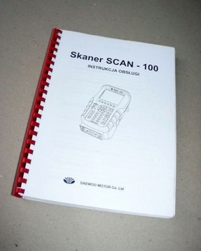 DAEWOO - Skaner SCAN-100 - Instrukcja Obsługi