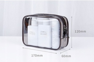 Прозрачные водонепроницаемые косметички 2 шт.