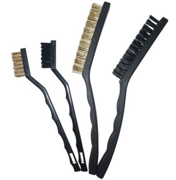 SZCZOTKI STAL-NYLON 2X40MM + 2X100 MM.