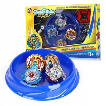 4 SZT BĄCZEK WIRUJĄCY BURST BEYBLADE DYSK SPINNER