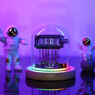 Zegar VFD w stylu vintage, WiFi RGB LED wyświetlacz Nixie L737