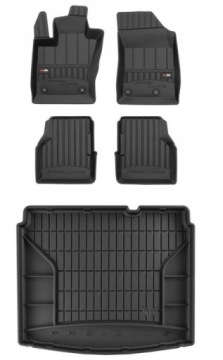 Set 3D gumové rohože Jeep Compass 2 od 2017- d
