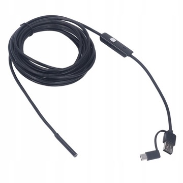 Kamera endoskopowa Telefon komórkowy PC Typ USB C
