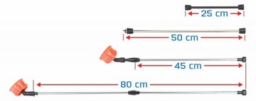 АККУМУЛЯТОР РЮКЗАК ОПРЫСКИВАТЕЛЬ 16 Л + 9 ФОРСУНОК
