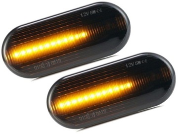 2X SMĚROVKY LED DYNAMICKÉ PLAVACÍ VW TRANSPORTER MULTIVAN V T5