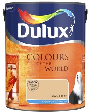 DULUX KOLORY ŚWIATA ZŁOTY POSĄG 5L