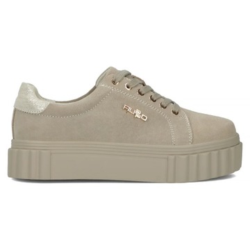 Sneakersy skórzane FILIPPO DP6110/24 BE BEŻ - 40, Beżowy